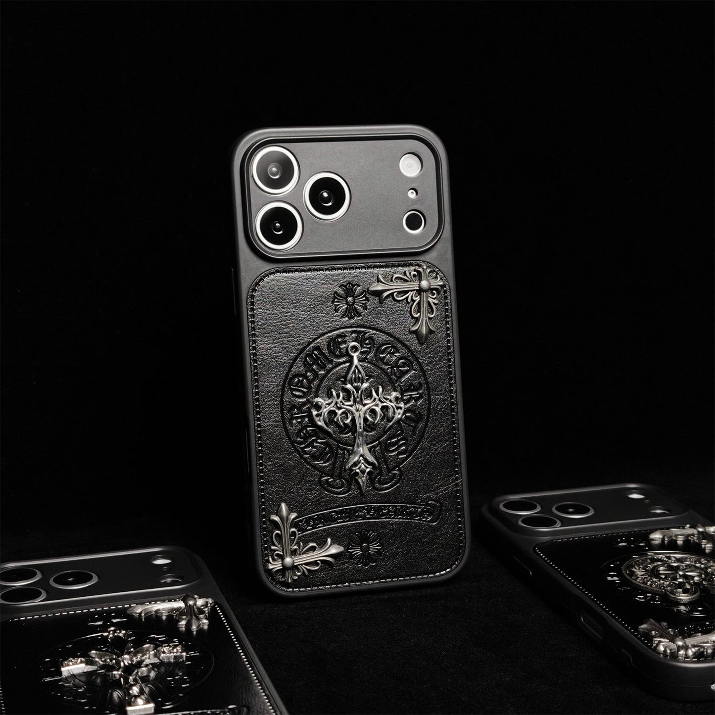 CR HEART CROSS EMBOSSED